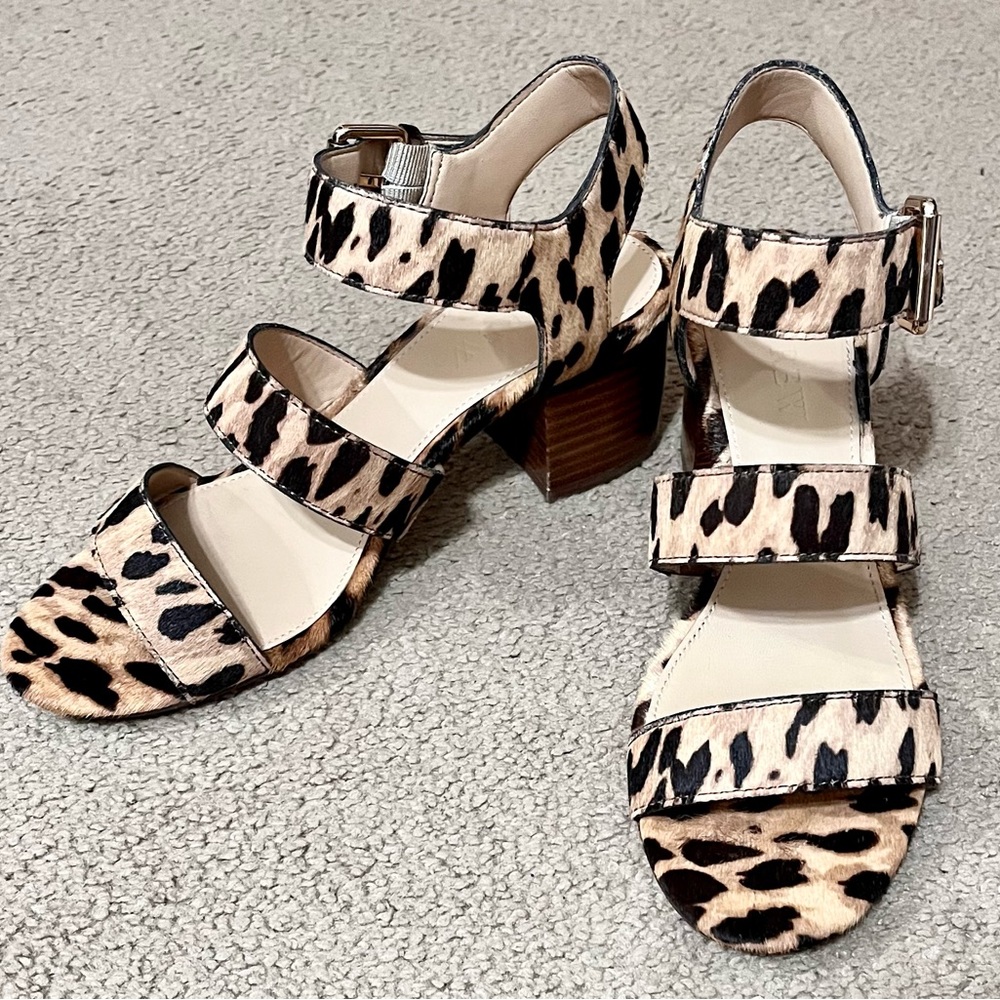 J. Crew Leopard Print Sandals